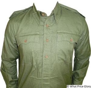 UK Aertex tropical Jungle Green shirt