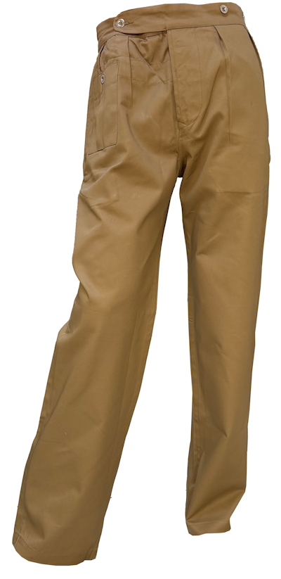 British early WWII pattern Khaki Drill Trousers
