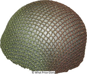 British Two-Color Small Mesh Helmet Net