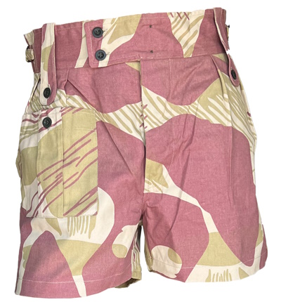 Rhodesian Arid Pattern Cutoff Shorts (Type II) with Back Pockets
