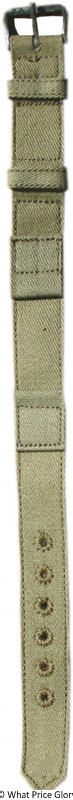 US WWII Khaki Watchband (Original)